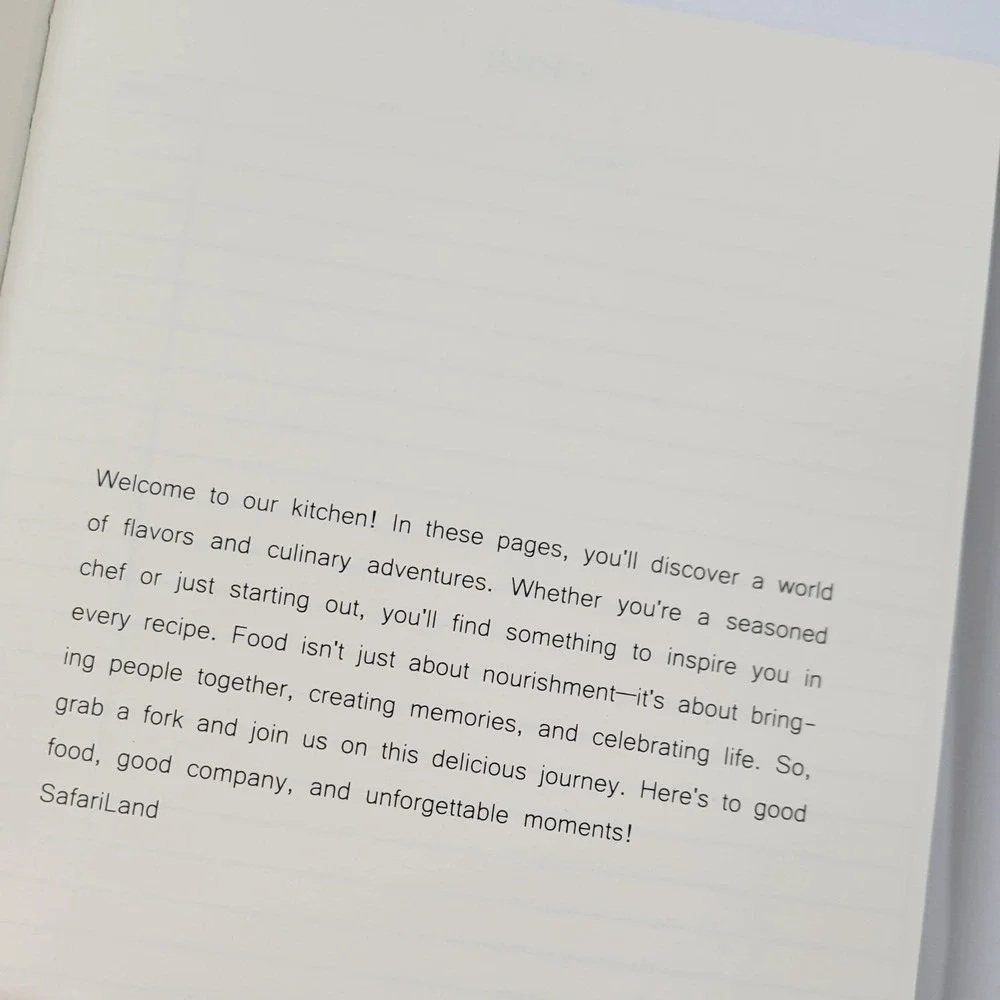 Elegant‎ Gold Script Recipes Journal Hardcover Recipe Book